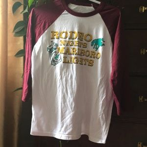 Rowdy Crowd Clothing SZ M baseball tee